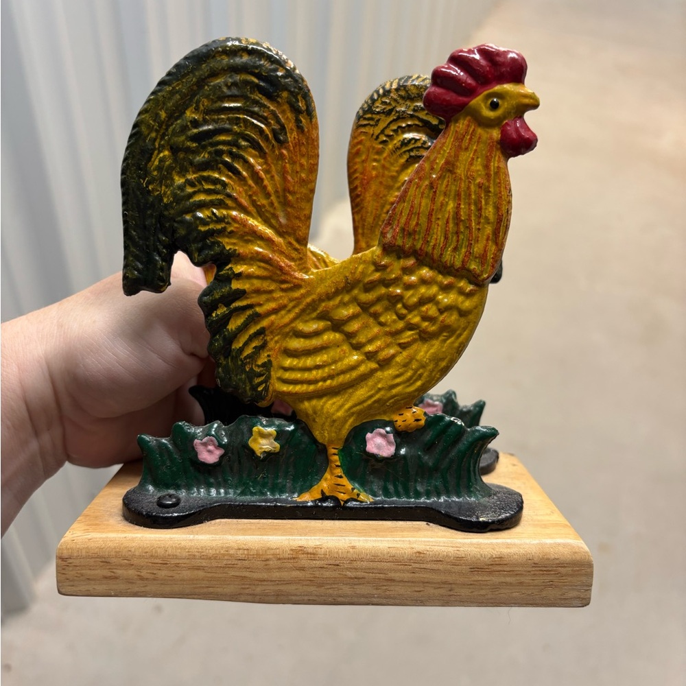 Rooster napkin holder(metal)